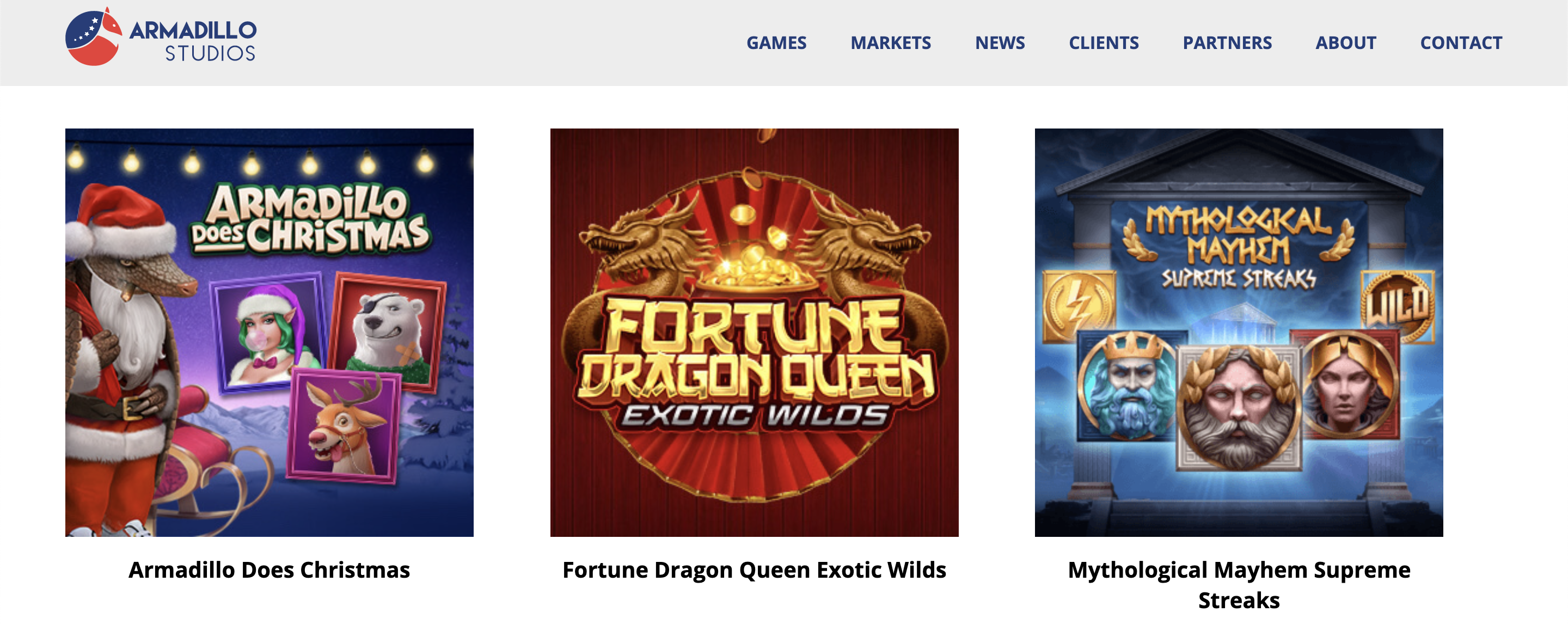 Innovative spill på nett hos Armadillo Studios - (www.spillnettsteder.com)