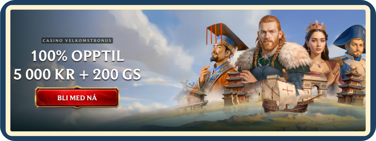 Velkomsttilbud hos My Empire Casino – en informativ og ansvarlig oversikt over casinoets velkomstbonus, inkludert bonusprosent, maksimalt beløp, omsetningskrav og viktige vilkår, presentert for å hjelpe spillere med trygge og velinformerte valg.