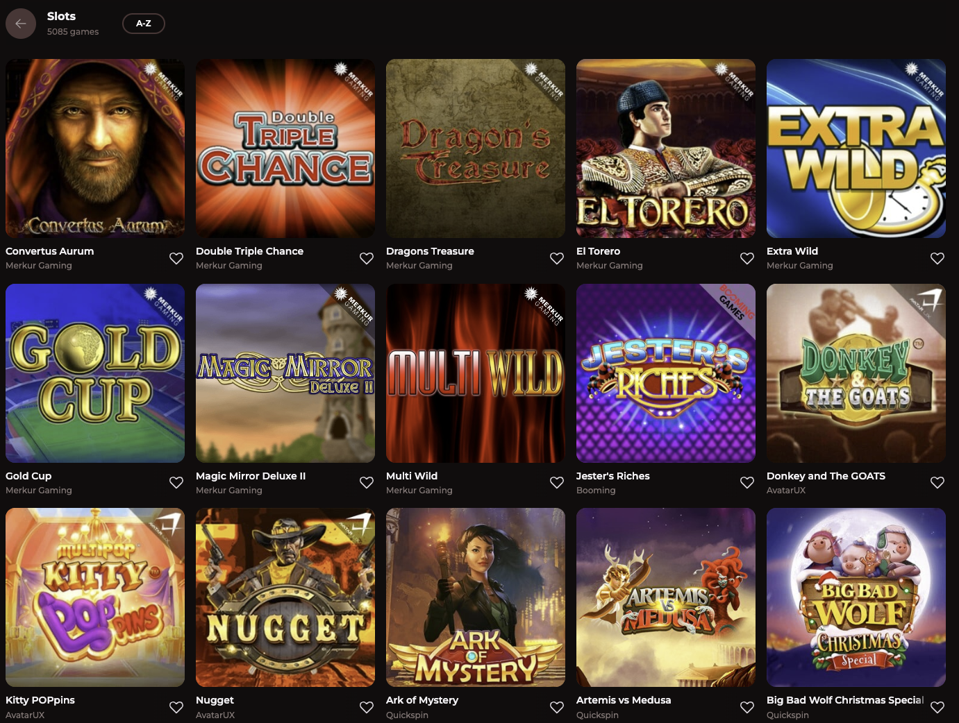 Oppdag spennende spilleautomater hos VinciSpin Casino – Klassiske slots, jackpot-automater og de nyeste videoautomatene med store gevinster og gratisspinn!