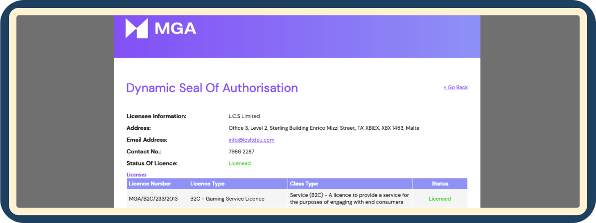 MGA-lisensen hos FreeSpinza – en tydelig og informativ forklaring på spillemyndighetenes lisens, hvordan den sikrer spillerbeskyttelse og trygghet, og hvorfor transparens er viktig for ansvarlig spilling og sikkerhet hos nettcasinoer.
