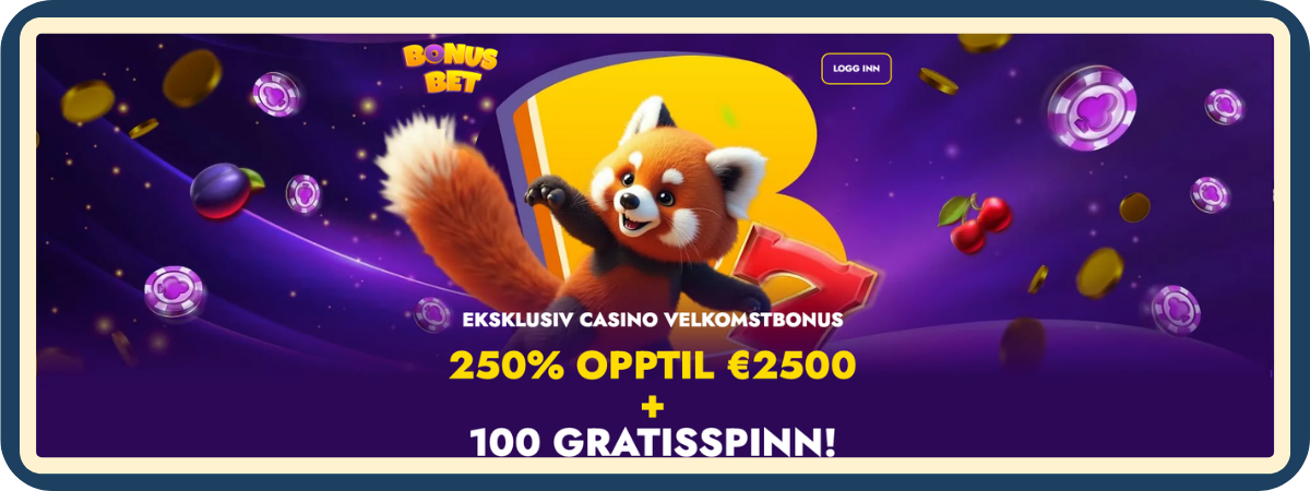 Eksklusiv velkomstbonus hos Bonusbet Casino – en informativ og balansert oversikt over velkomsttilbudet, inkludert bonusprosent, gratisspinn, omsetningskrav og viktige vilkår, presentert for å hjelpe spillere med å ta trygge og velinformerte valg.