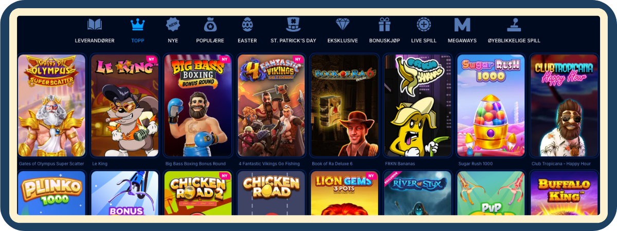 Spilleautomater hos Boomerang Bet Casino Spilleautomater hos Boomerang Bet Casino – en informativ og balansert oversikt over populære slots, spillutviklere, funksjoner og temaer, presentert for å hjelpe spillere med å forstå spillutvalget og ta trygge og velinformerte valg.