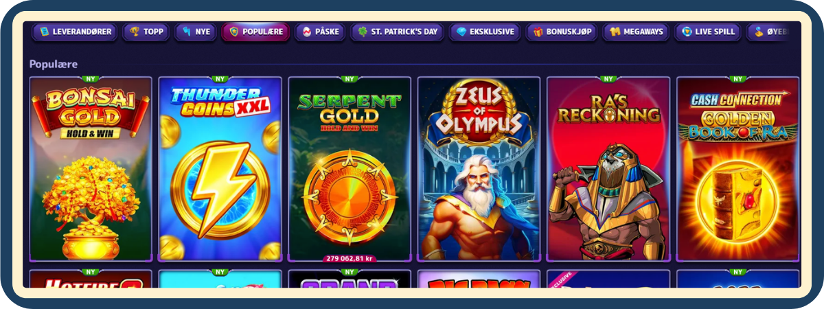 Spillutvalg hos AlfCasino med over 12 000 titler – en informativ, nøytral og ansvarlig oversikt over spilleautomater, bordspill, live casino, jackpotter og spillleverandører, presentert for å hjelpe spillere med trygge og velinformerte valg.