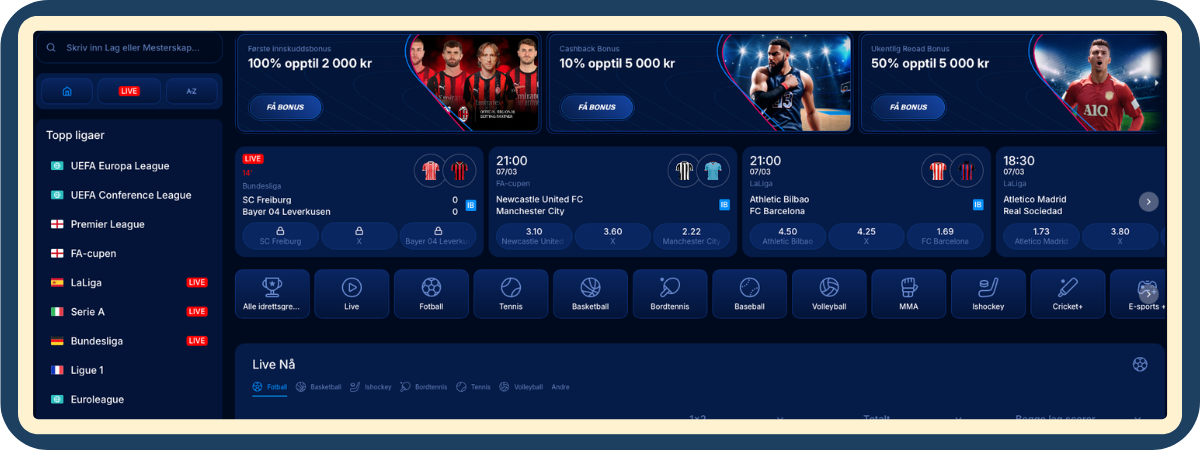 Sportsbook og e-sport hos Boomerang Bet Casino Sportsbook og e-sport hos Boomerang Bet Casino – en informativ og balansert oversikt over sportsbook-tilbudet, inkludert tradisjonelle sportsbetting-markeder og e-sportsturneringer, presentert for å hjelpe spillere med å forstå odds, spillalternativer og ta trygge og velinformerte valg.